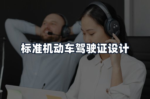 标准机动车驾驶证设计